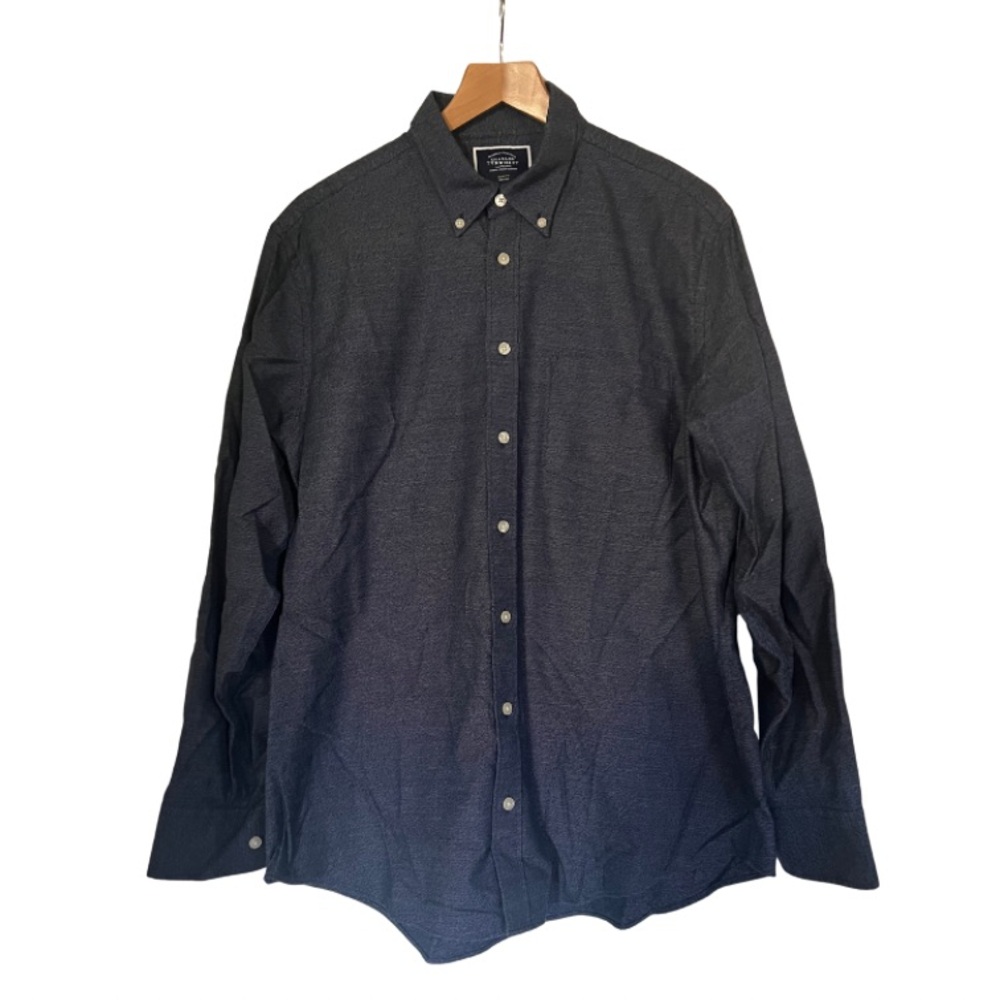 Charles Tyrwhitt Dark Blue Button Down Shirt
